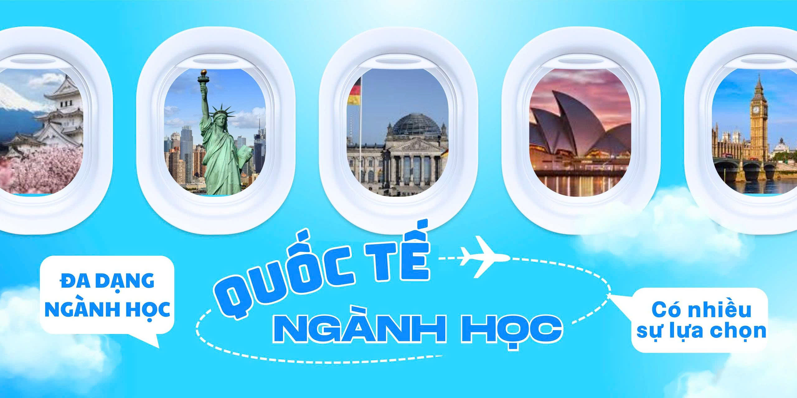 Ngành học quốc tế hot nhất: Du học Mỹ, Anh, Úc, Nhật, Hàn, Đức đều săn đón