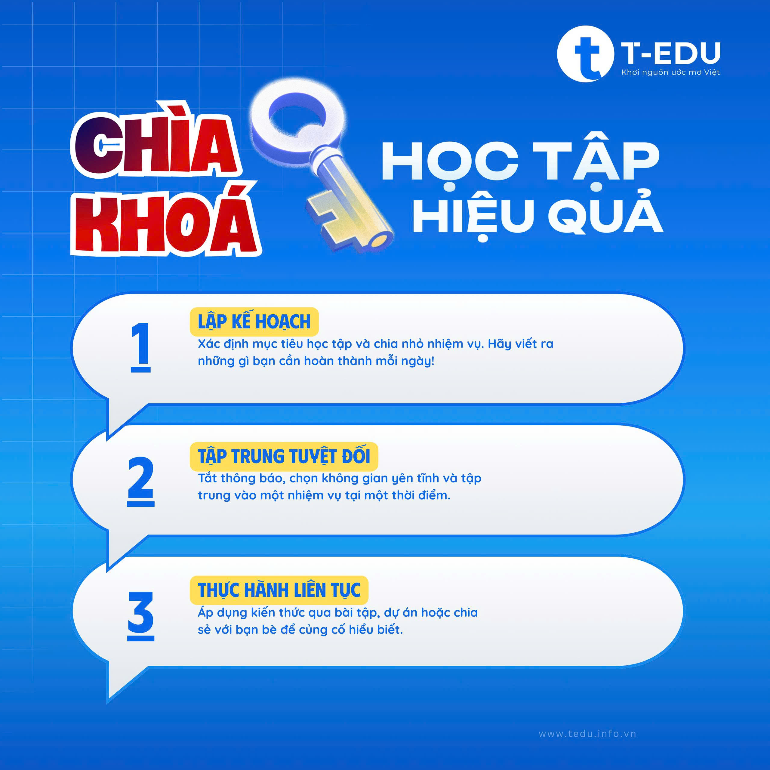 CHÌA KHÓA HỌC TẬP HIỆU QUẢ CHO HÀNH TRÌNH DU HỌC