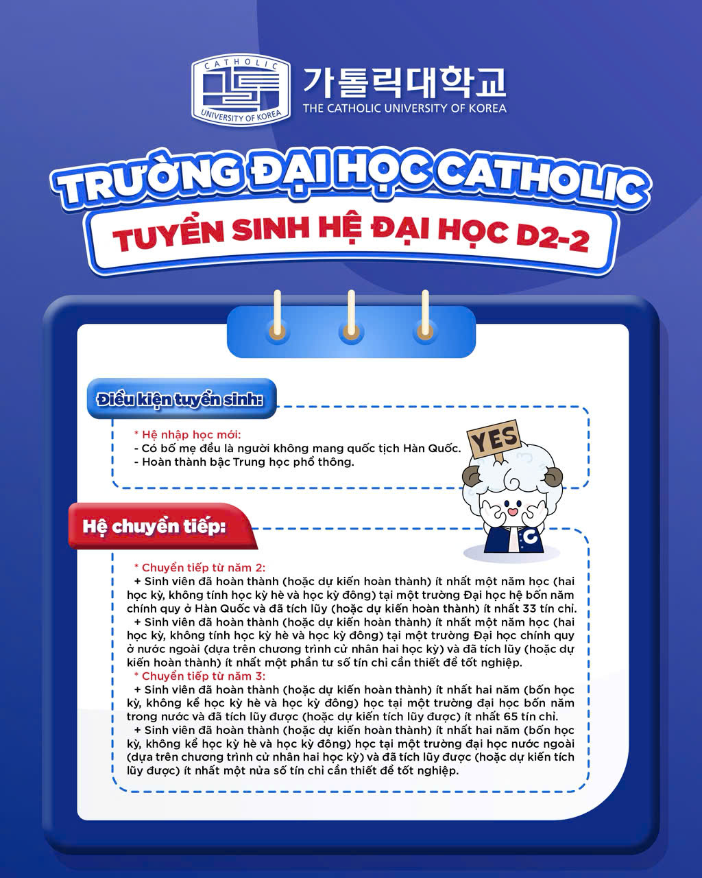 du học hàn quốc trường catholic hàn