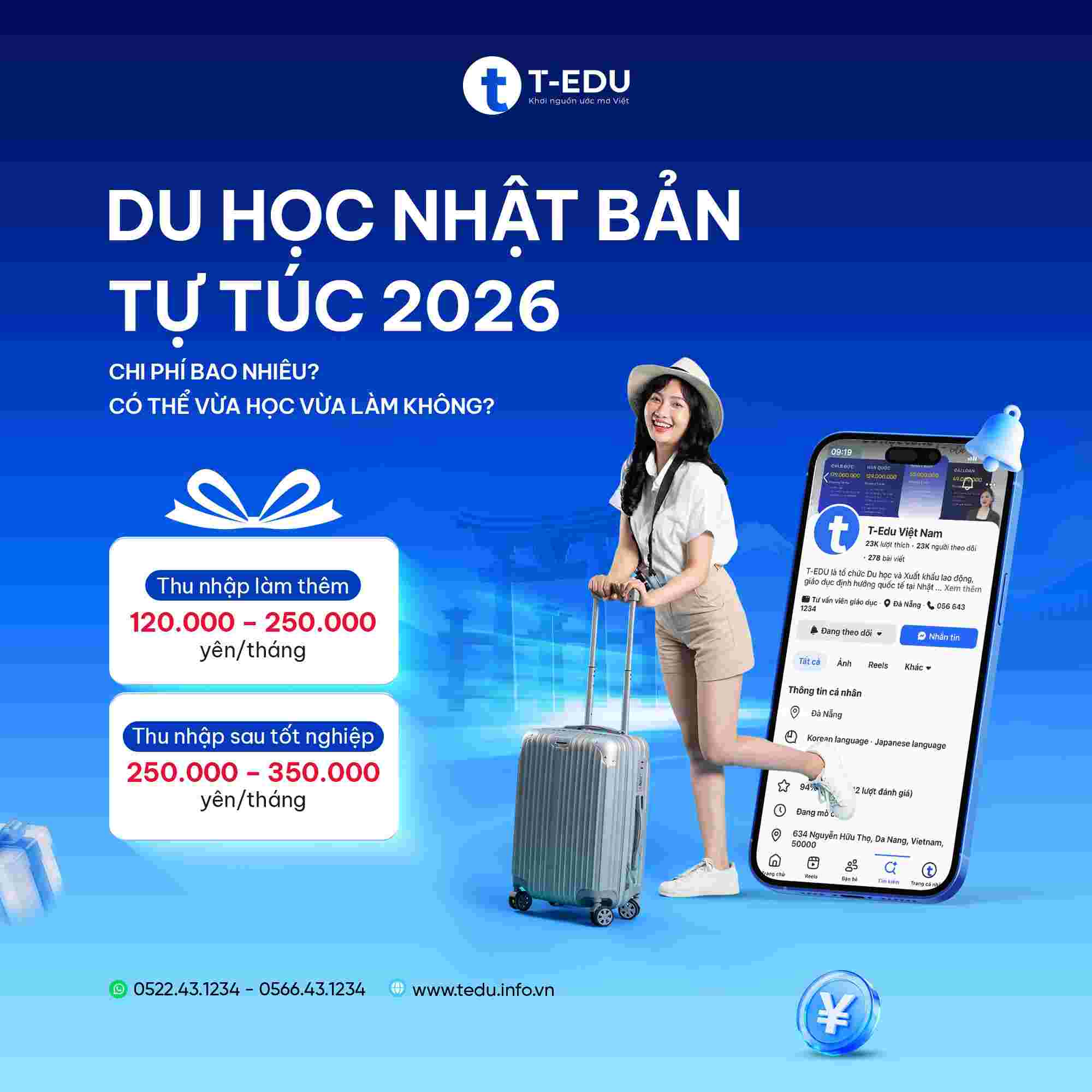 Chi Phí Du Học Nhật Bản Tự Túc
