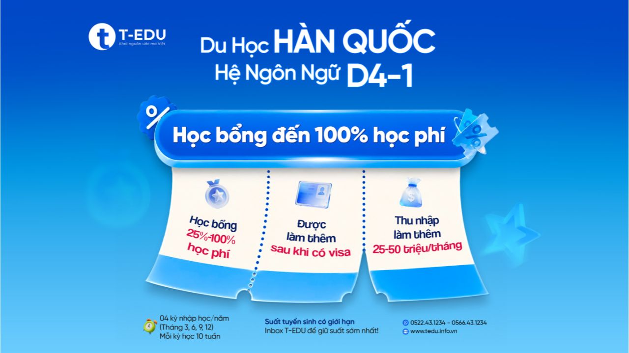 Du học Hàn Quốc D4-1